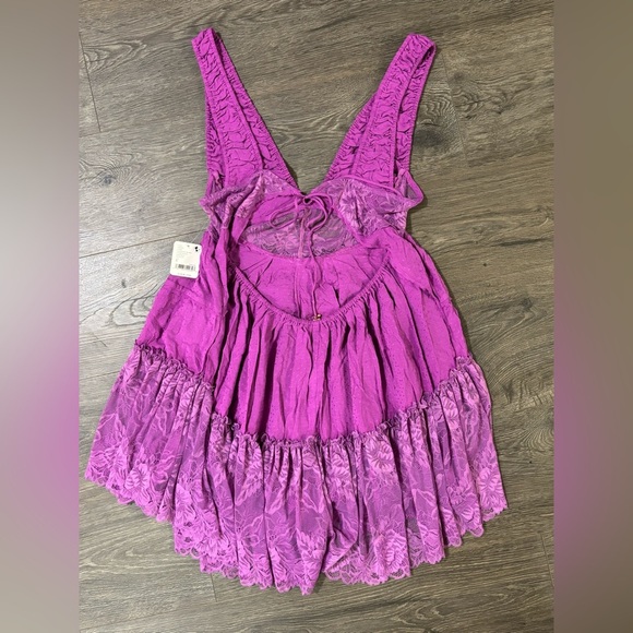 *NWT* Free People Spring Fling Romper - Purple - Picture 6 of 8